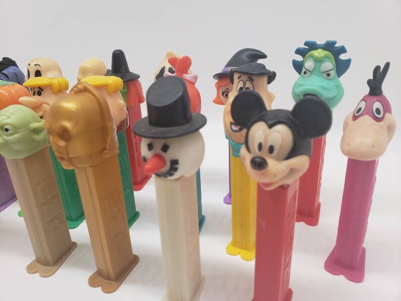 PEZ Dispenser Vintage PEZ Candy Dispensers Assorted PEZ Collection Lot of Pez Collectibles image 5