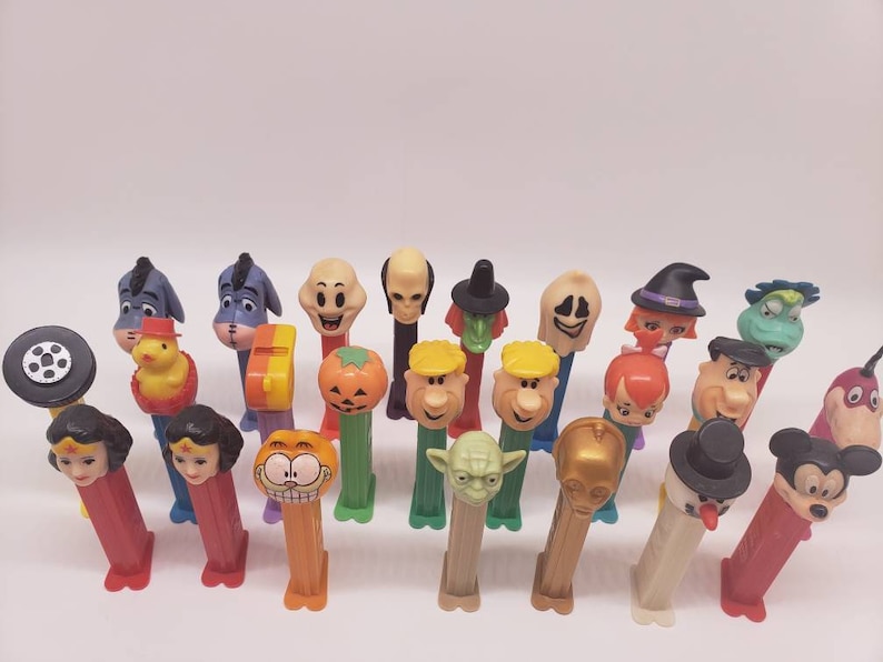 PEZ Dispenser Vintage PEZ Candy Dispensers Assorted PEZ Collection Lot of Pez Collectibles image 10