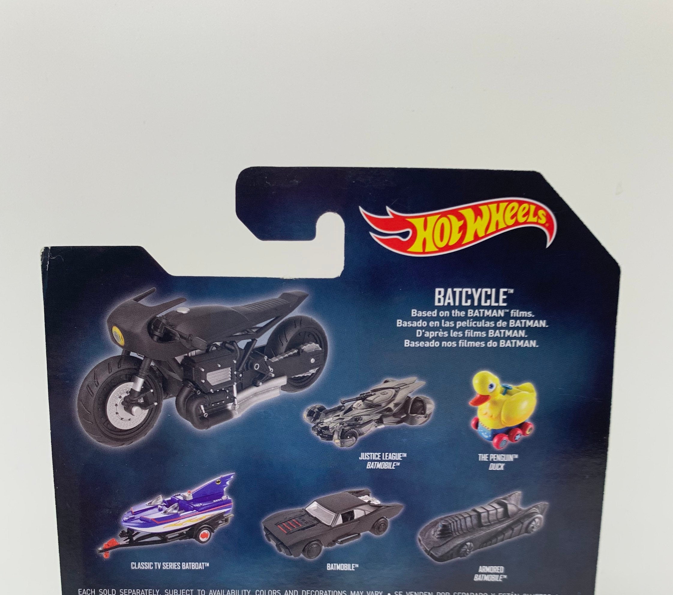 Hot Wheels Batcycle Black DC Comics the Batman Perfect Birthday