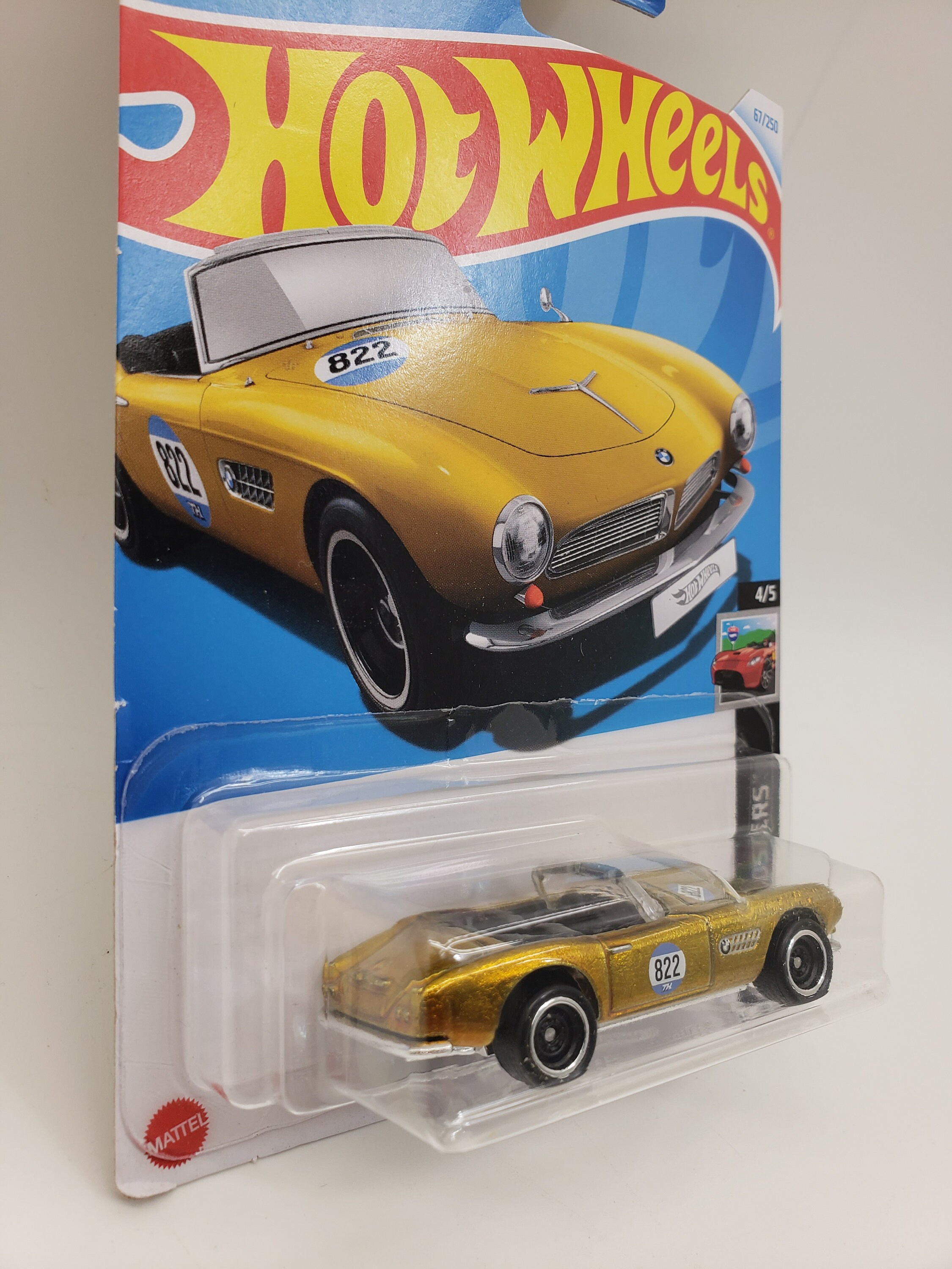 Hot Wheels BMW 507 イエロー スーパートレジャーハント Hot Wheels 2024 Super Treasure Hunt BMW 507 Gold STH Loose