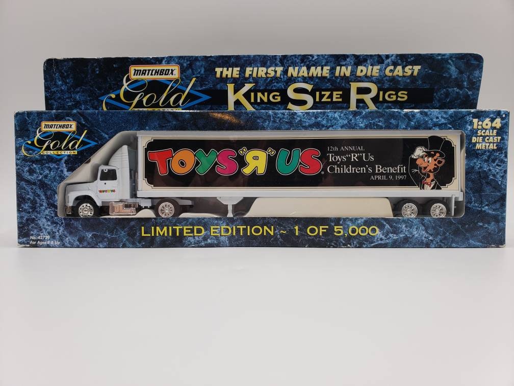 Matchbox Toys R Us Truck white and black Etsy