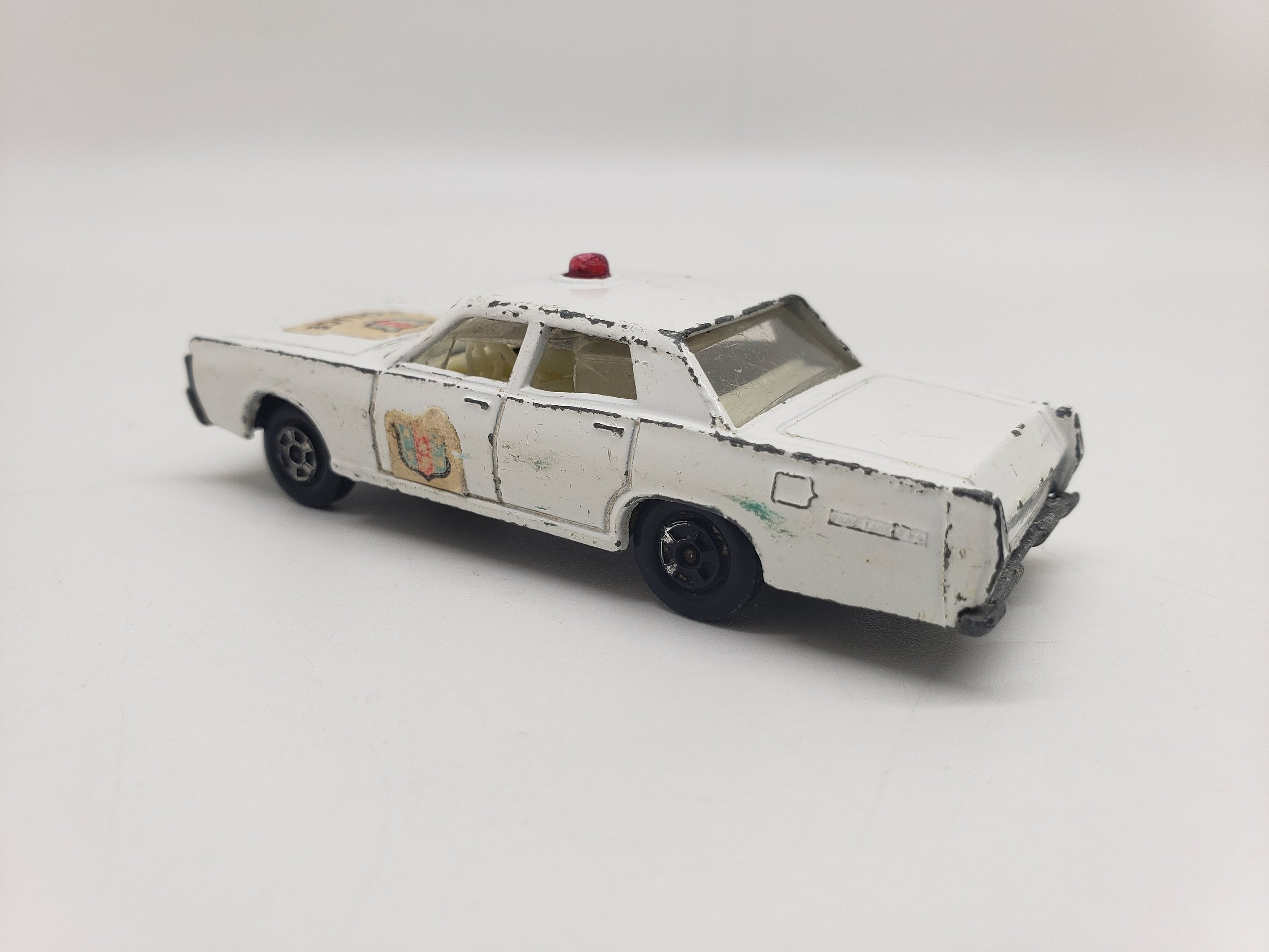 Vintage Matchbox Mercury Park Lane White Lesney Diecast Police Car