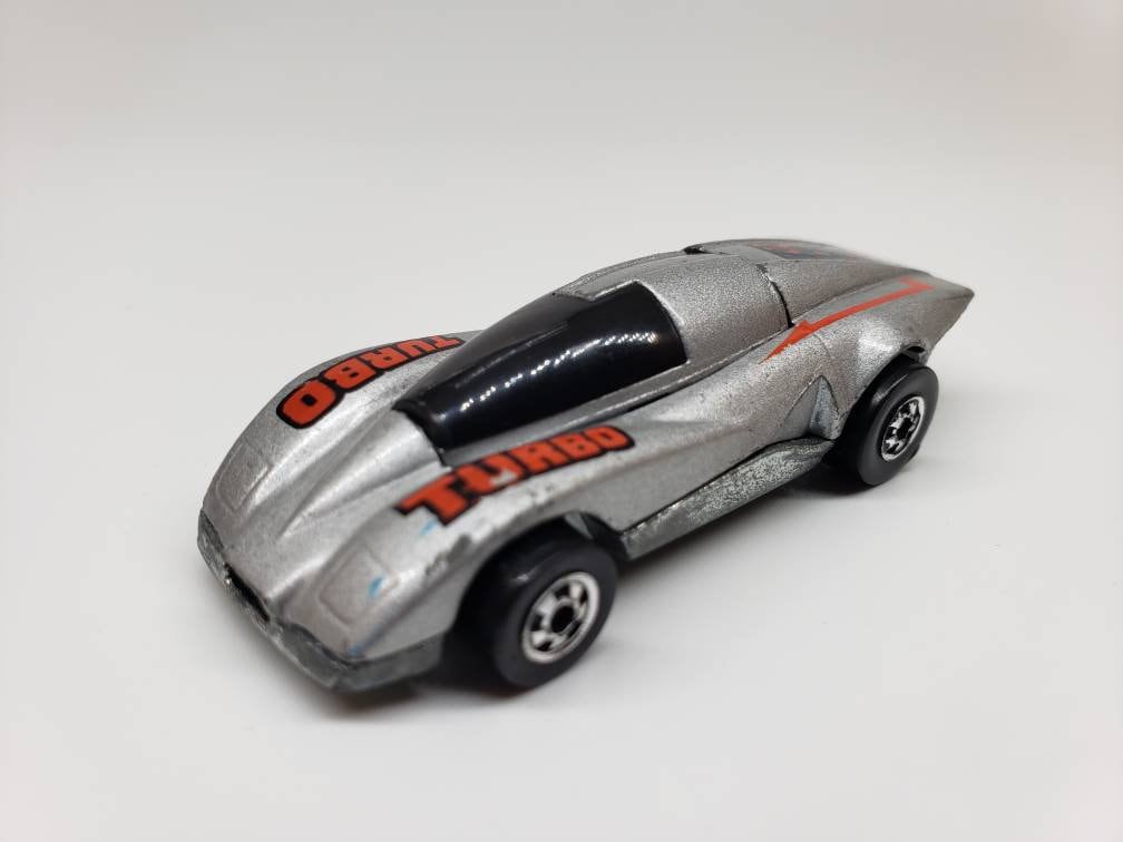 Hot Wheels Top Bopper Metalflake Silver Crack Ups Miniature