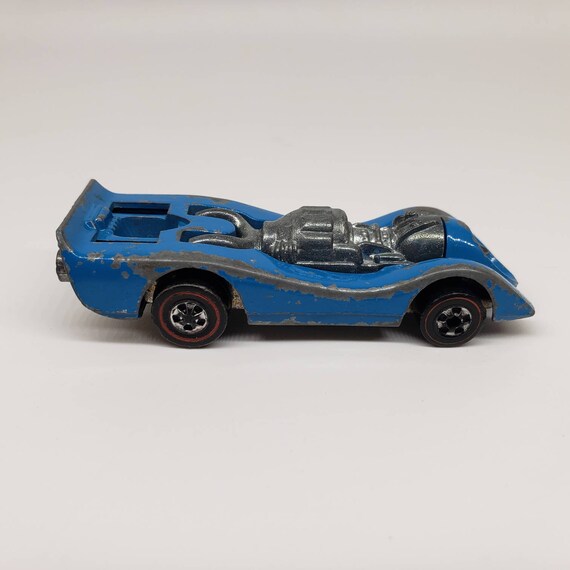 1973 Redline Jet Threat Blue Shell Promos Hot Wheels Collectable 