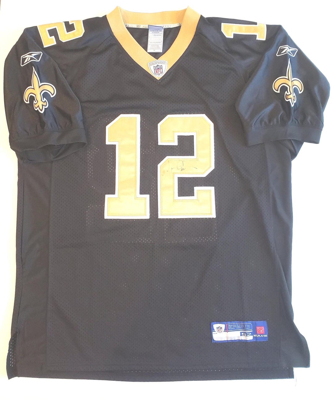 New Orleans Saints Jersey Adult Size 52 (XL) Autographed Marques