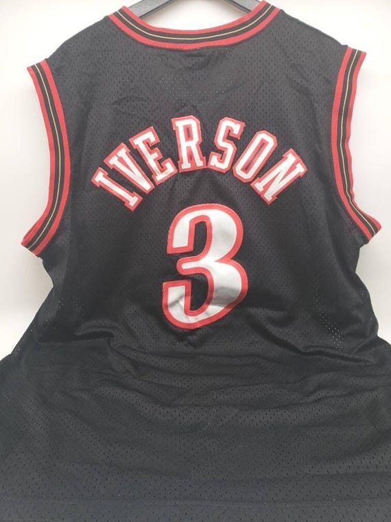 Vintage Philadelphia Sixers Allen Iverson #3 Jersey Adult Size XL