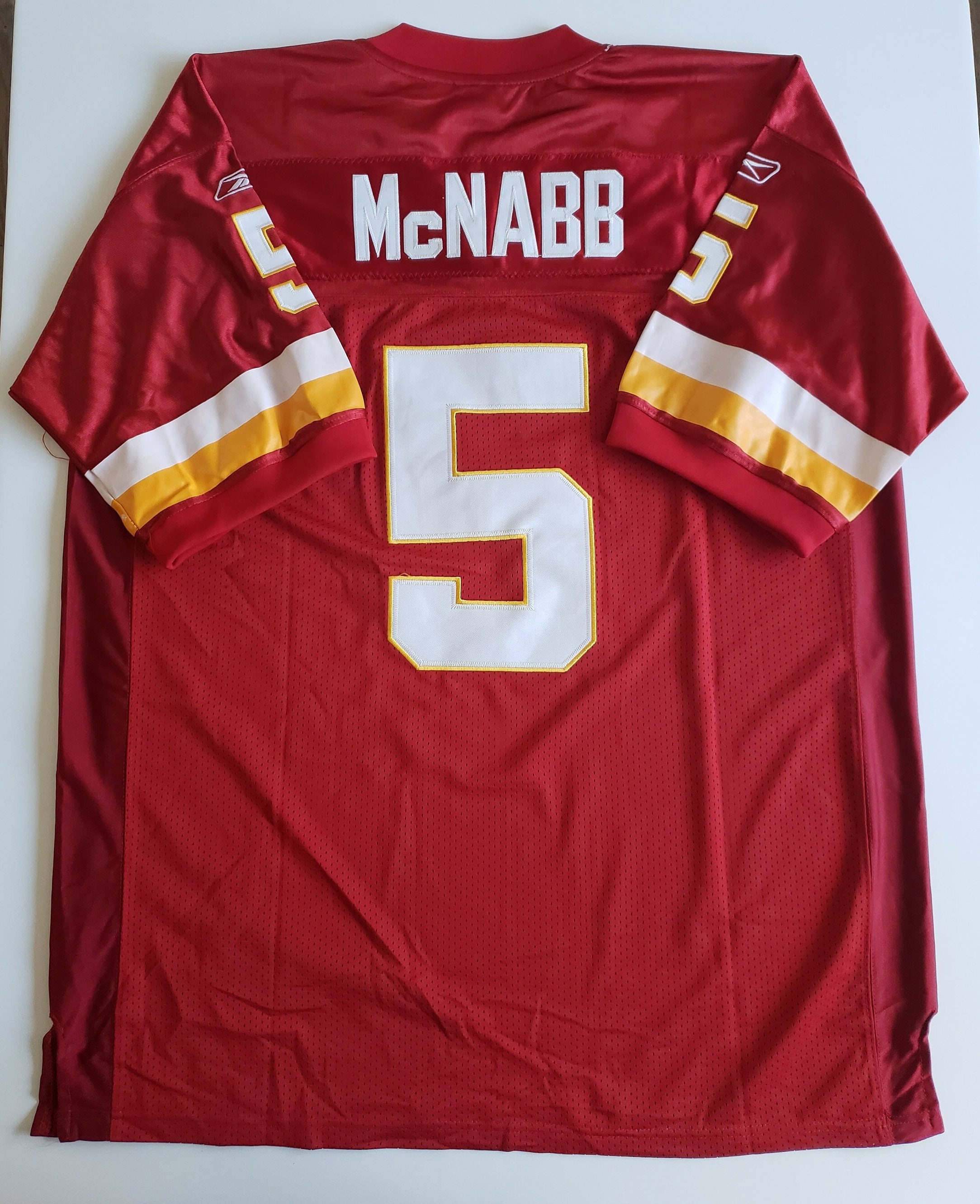 【ヴィンテージ】ドノバン・マクナブ McNABB パッチ＆ボールカード NFL Donovan McNabb Veterans Stadium Bobbing Head Eagles Green