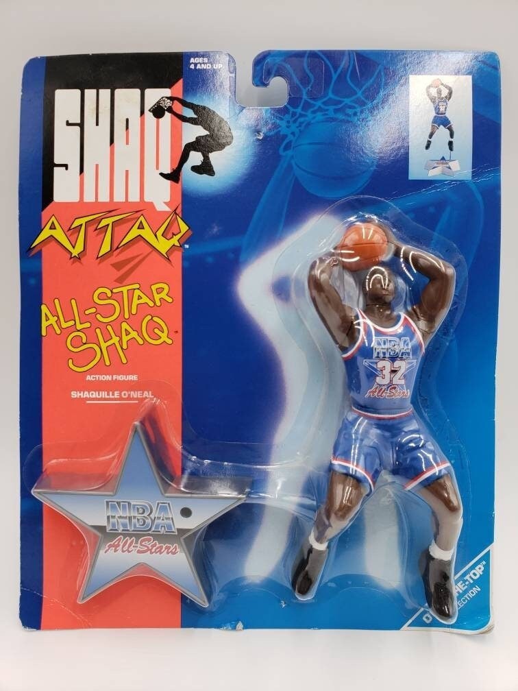 Vintage NBA Shaquille O'neal Shaq Attack Cutout Standee 