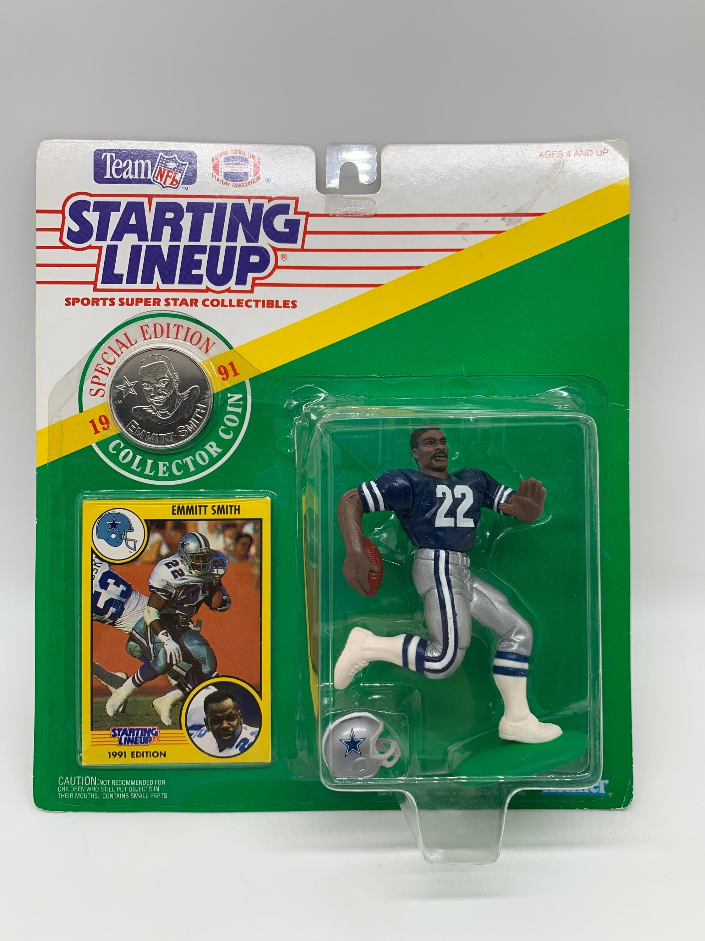 Vintage Emmitt Smith Dallas Cowboys Starting Lineup Action Figure