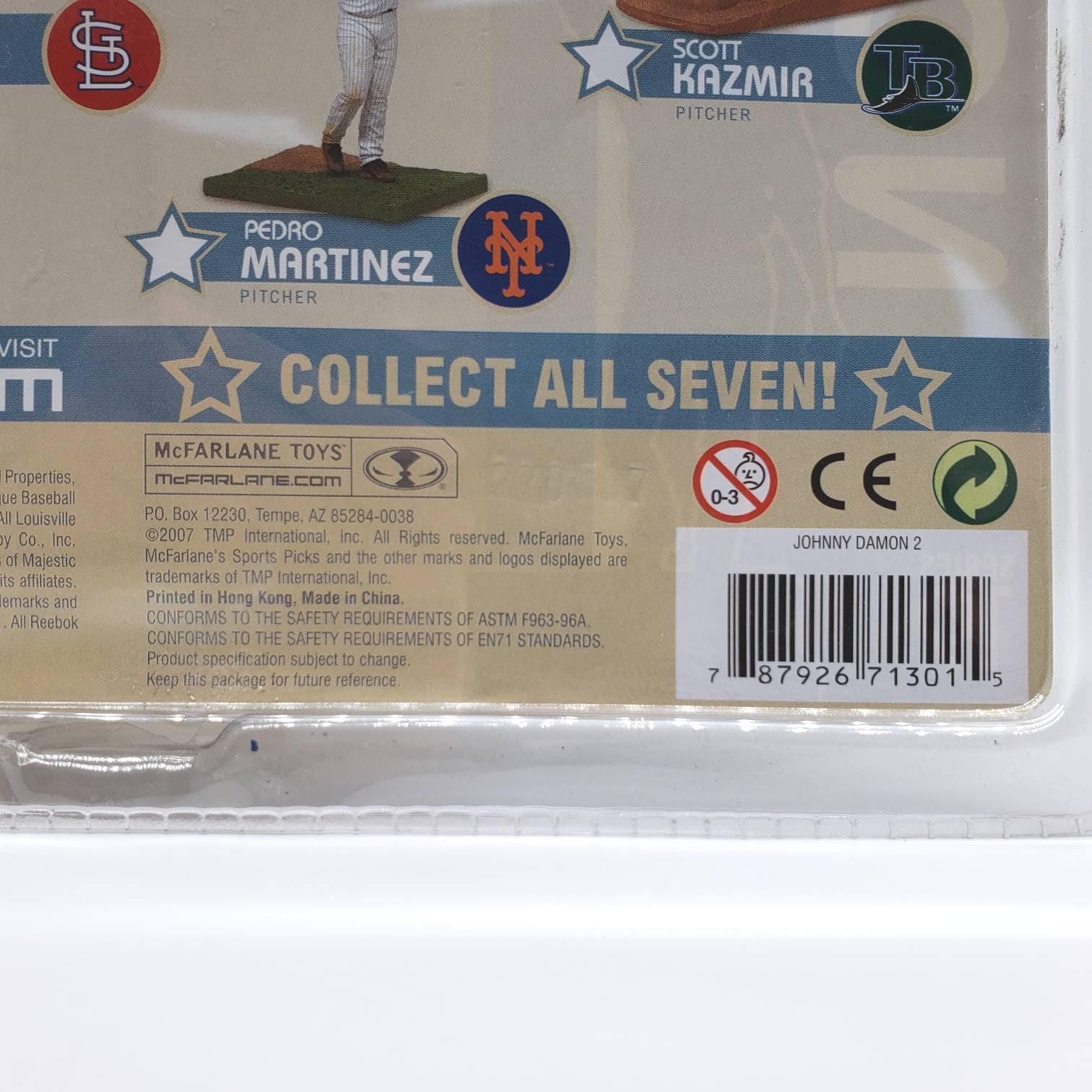 Vintage Mcfarlane New York Yankees Johnny Damon Action Figure