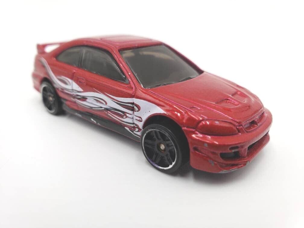 ホットウィール '01 ホンダ シビック Si クーペ：メタルフレークレッド
