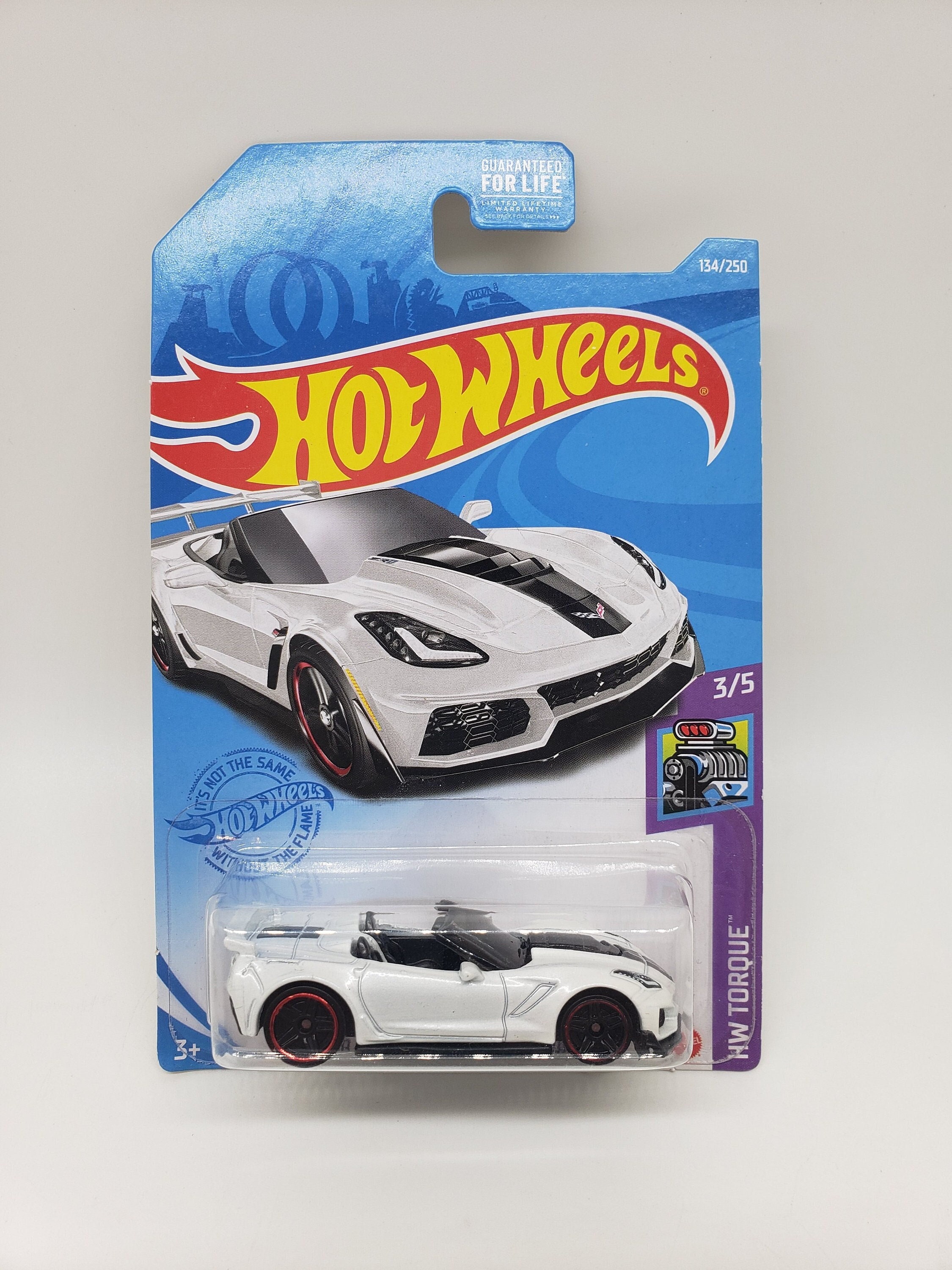 マーキュリー　コルベット　ホットウィール1/24 Hot Wheels Corvette ZR1 Convertible White HW Torque Perfect
