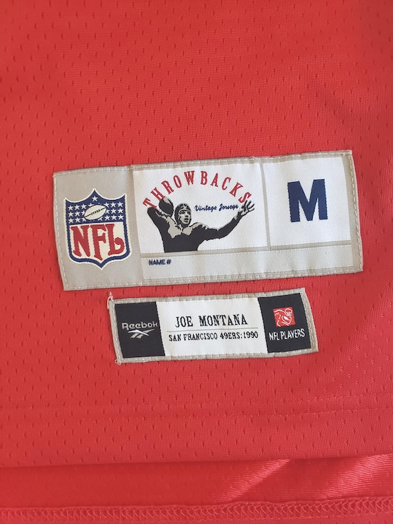 Vintage San Francisco 49ers Jersey Adult Medium Red Joe Montana