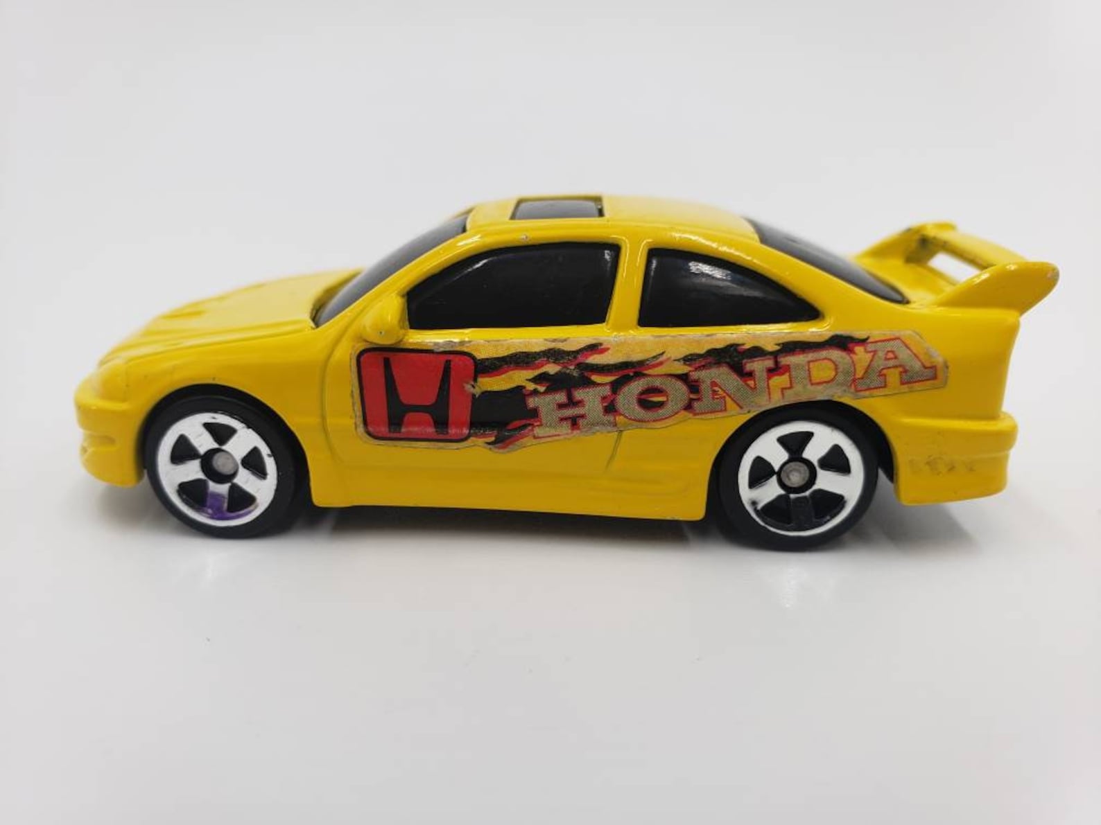 Hot Wheels Honda Civic Yellow Coupe Etsy