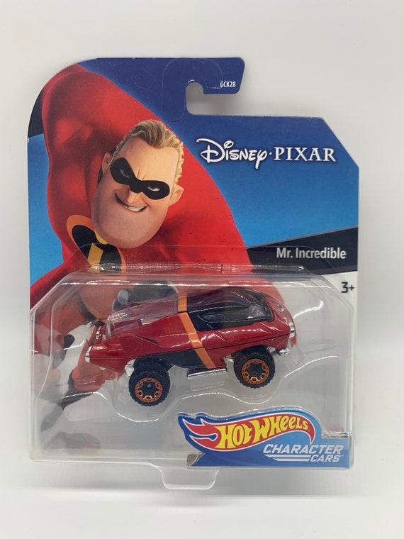 Hot Wheels Mr Incredible the Incredibles Red Toy Car Etsy