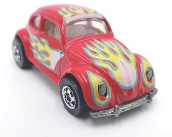 ヴィンテージ ホットウィール VW バグ：エナメル チェリーレッド