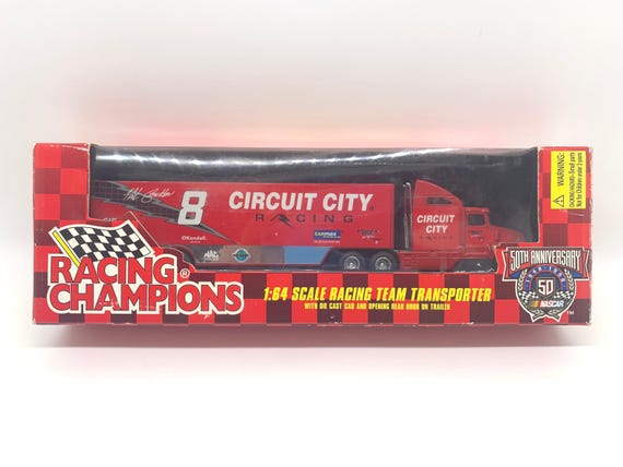 ミニカー 1:64 SCALE RACING TEAM TRANSPORTER Racing Champions Racing Team Transporter Red Nascar 50th