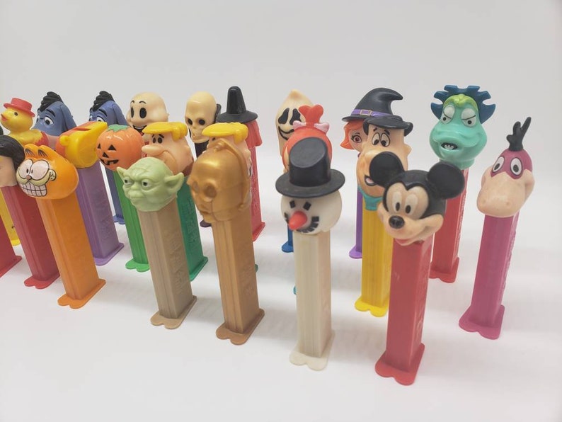 PEZ Dispenser Vintage PEZ Candy Dispensers Assorted PEZ Collection Lot of Pez Collectibles image 4