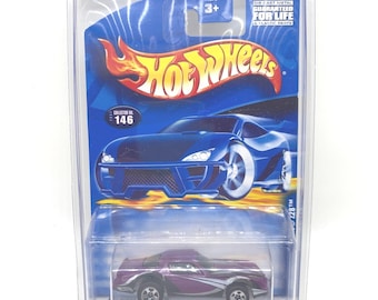 Vintage Hot Wheels Camaro Z28: Fioletowy model odlewanego samochodu Mainline