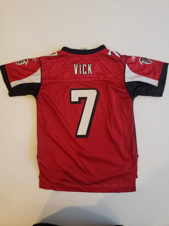 NFL Falcons VICK 7 レプリカユニフォーム 2005-06 Atlanta Falcons Vick #7 Reebok On Field Away Jersey