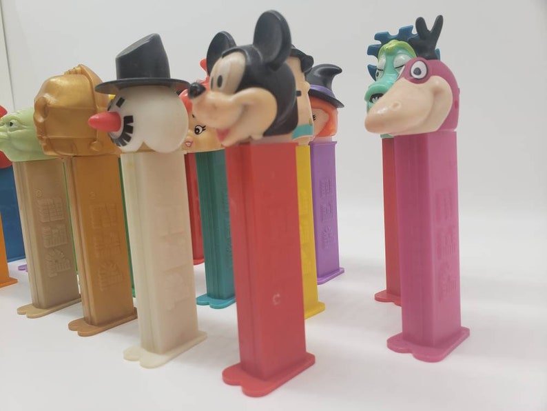 PEZ Dispenser Vintage PEZ Candy Dispensers Assorted PEZ Collection Lot of Pez Collectibles image 8