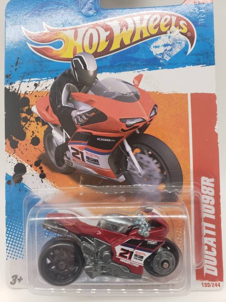 Hot Wheels Ducati 1098R Red Thrill Racers Volcano Perfect