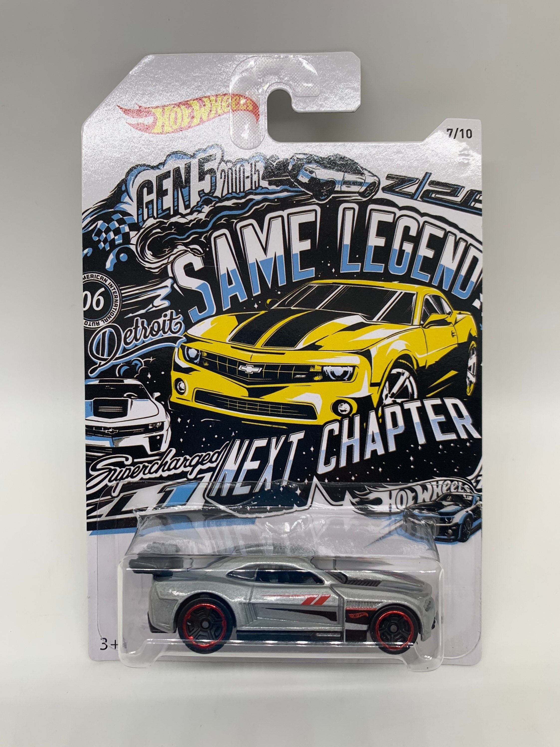 Hot Wheels Custom Camaro Silver 50th Anniversary Camaro Perfect