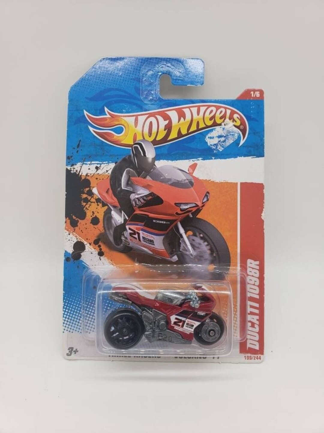 ホットウィール DUCATI 1098R ライダー付き ミニカー2台セット ホットウィール DUCATI 1098R ライダー付き ミニカー2台セット