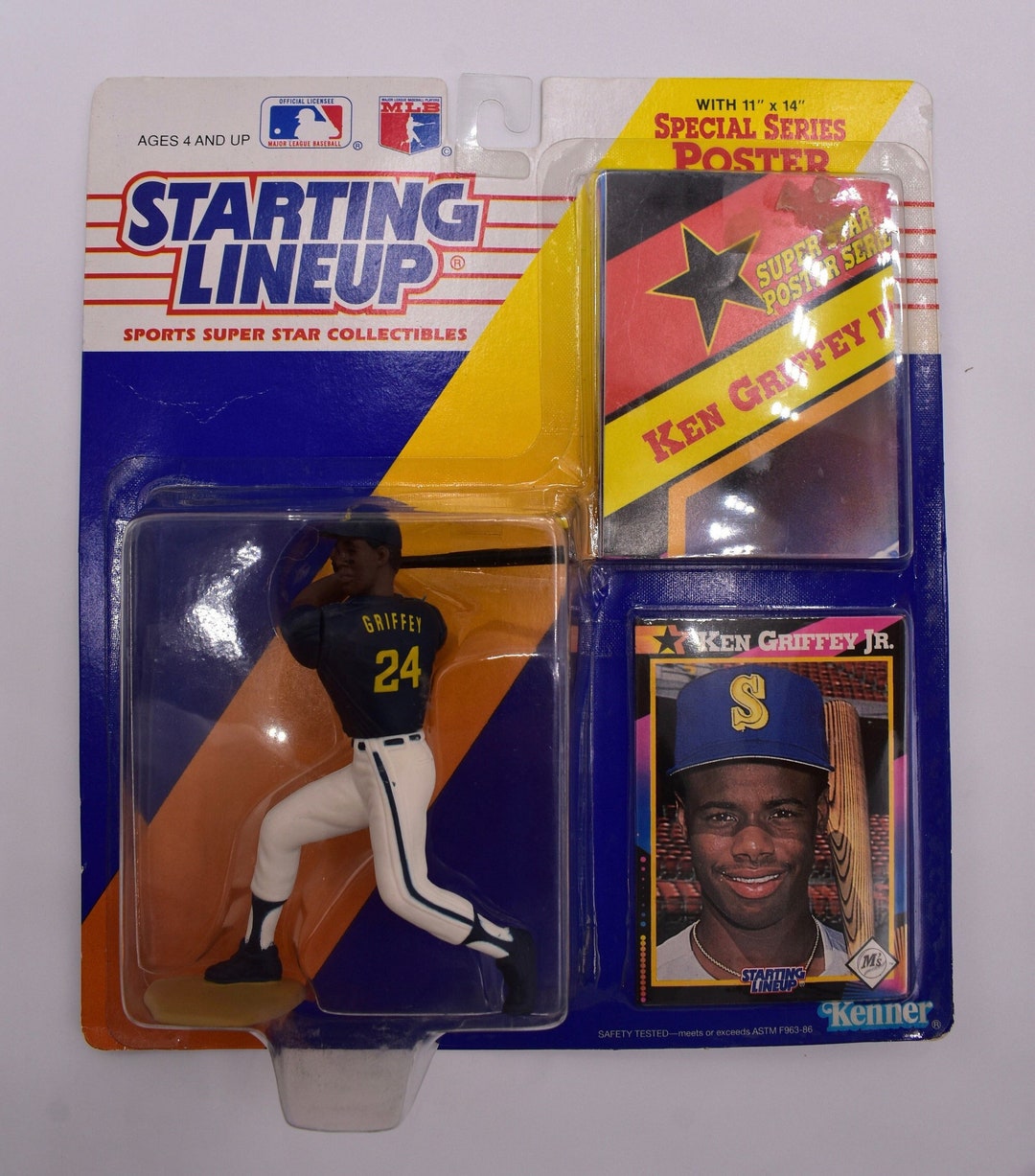 ケン・グリフィーJr シアトル・マリナーズ チェイス・エディション フィギュア Kenner Starting Lineup Sport Collectible 1998 Seattle