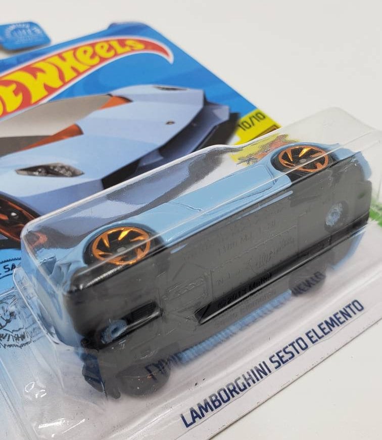 Hot Wheels Lamborghini Sesto Elemento Light Blue HW Exotics