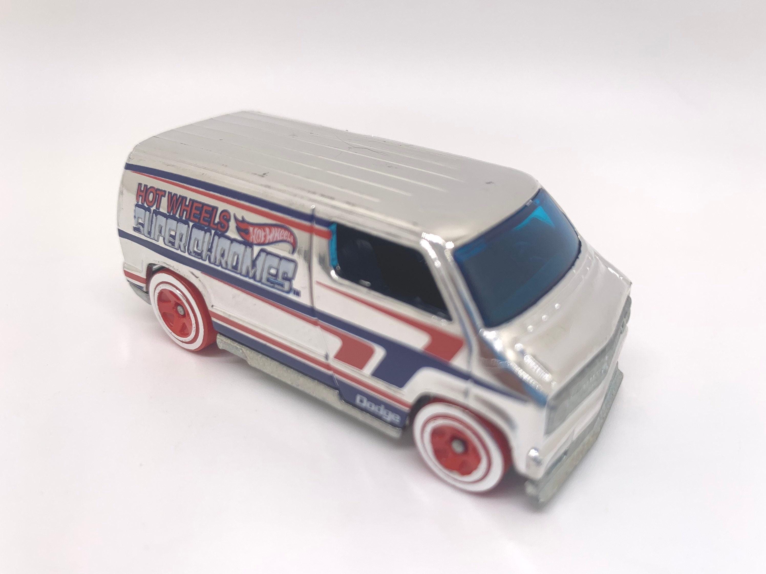 Hot Wheels Custom '77 Dodge Van Chrome Miniature Scale Toy Car - Etsy