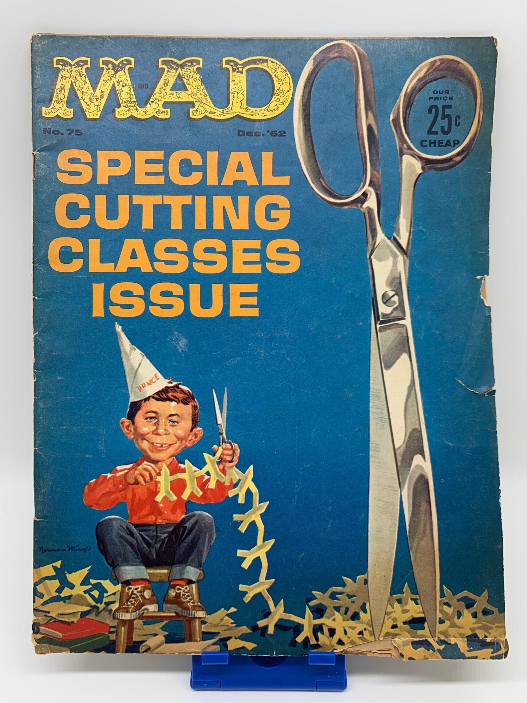 Vintage Mad Magazine No. 75, December 1962: Collectible Comic Book