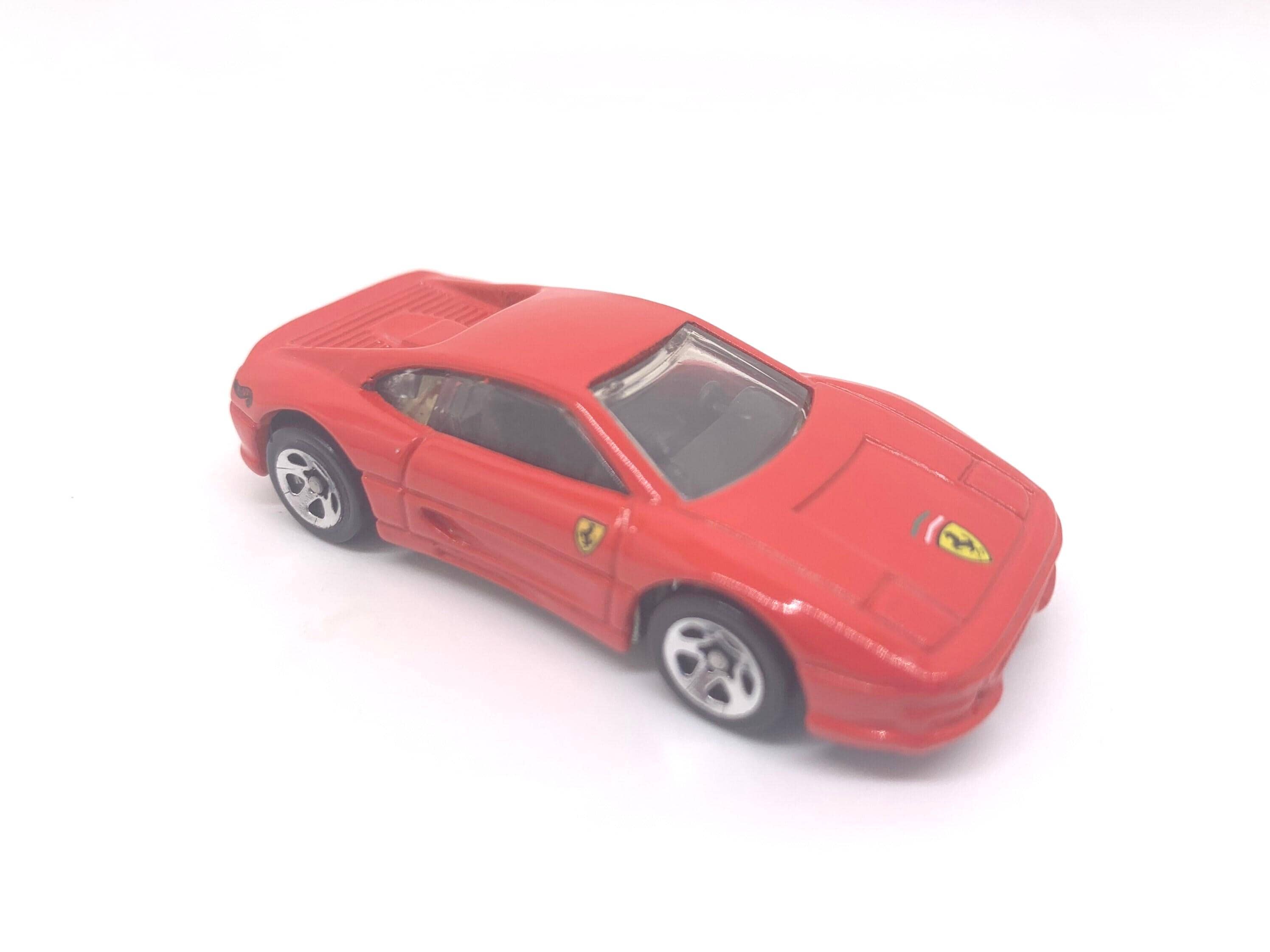 Ferrari F355 vintage de Hot Wheels: coche de fundición a escala 1