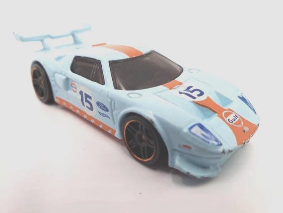 Hot Wheels Ford GT LM Gulf Light Blue HW Speed Graphics Die-cast