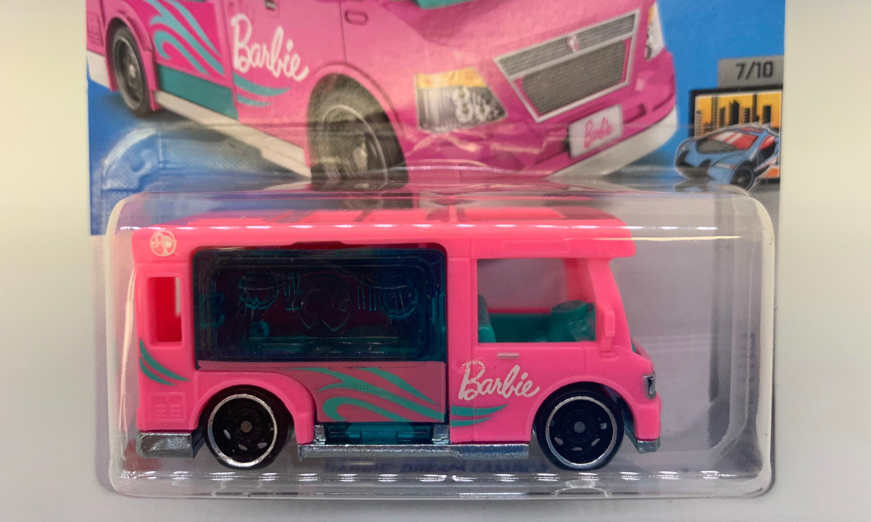 Pink barbie camper sale