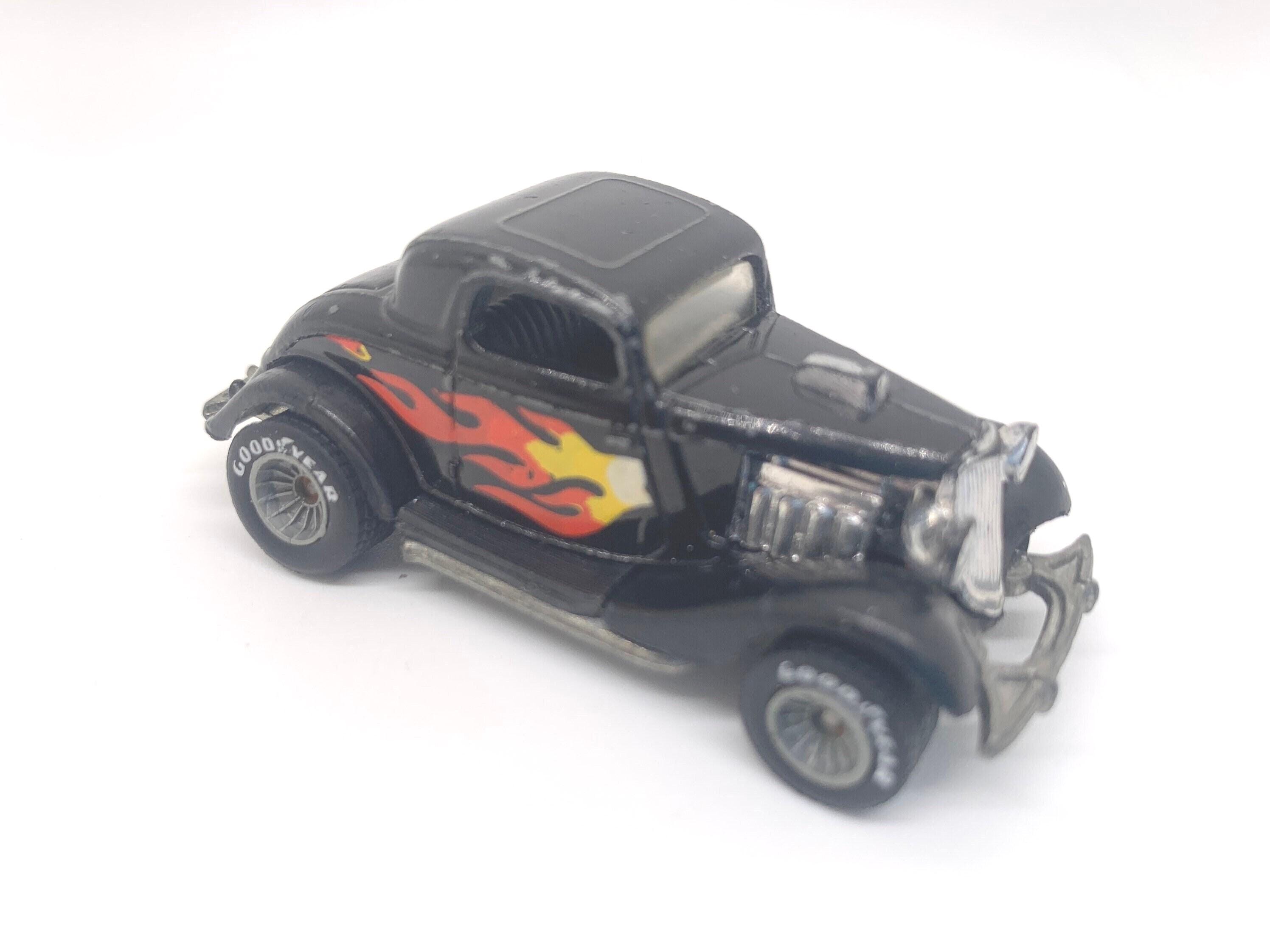 Vintage Hot Wheels '34 Ford Coupe: Black Hirakers Real Riders