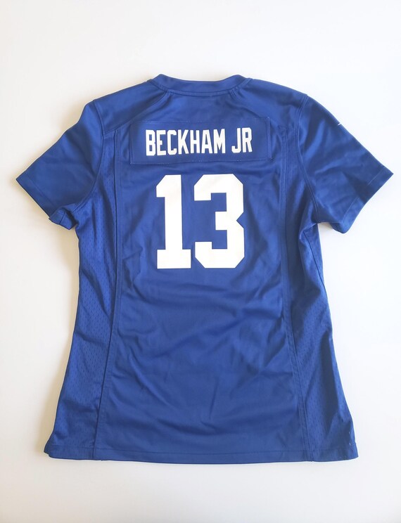 NY Giants Jersey Women's Size Medium Blue Odell Beckham Jr. #13