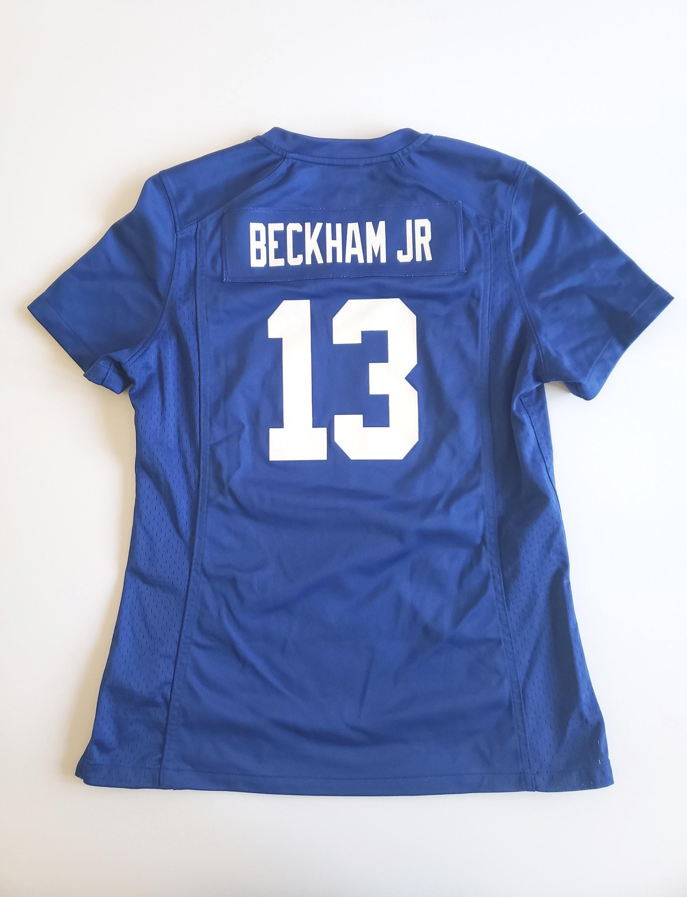 NY Giants Jersey Women's Size Medium Blue Odell Beckham Jr. #13