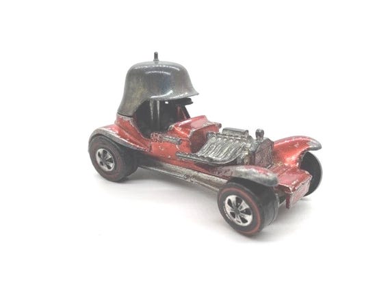 Hot Wheels Red Baron: Spectraflame Red Redline Diecast Car - Etsy