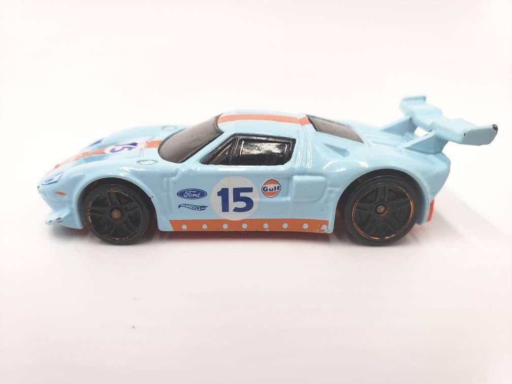 Hot Wheels Ford GT LM Gulf Light Blue HW Speed Graphics Die-cast