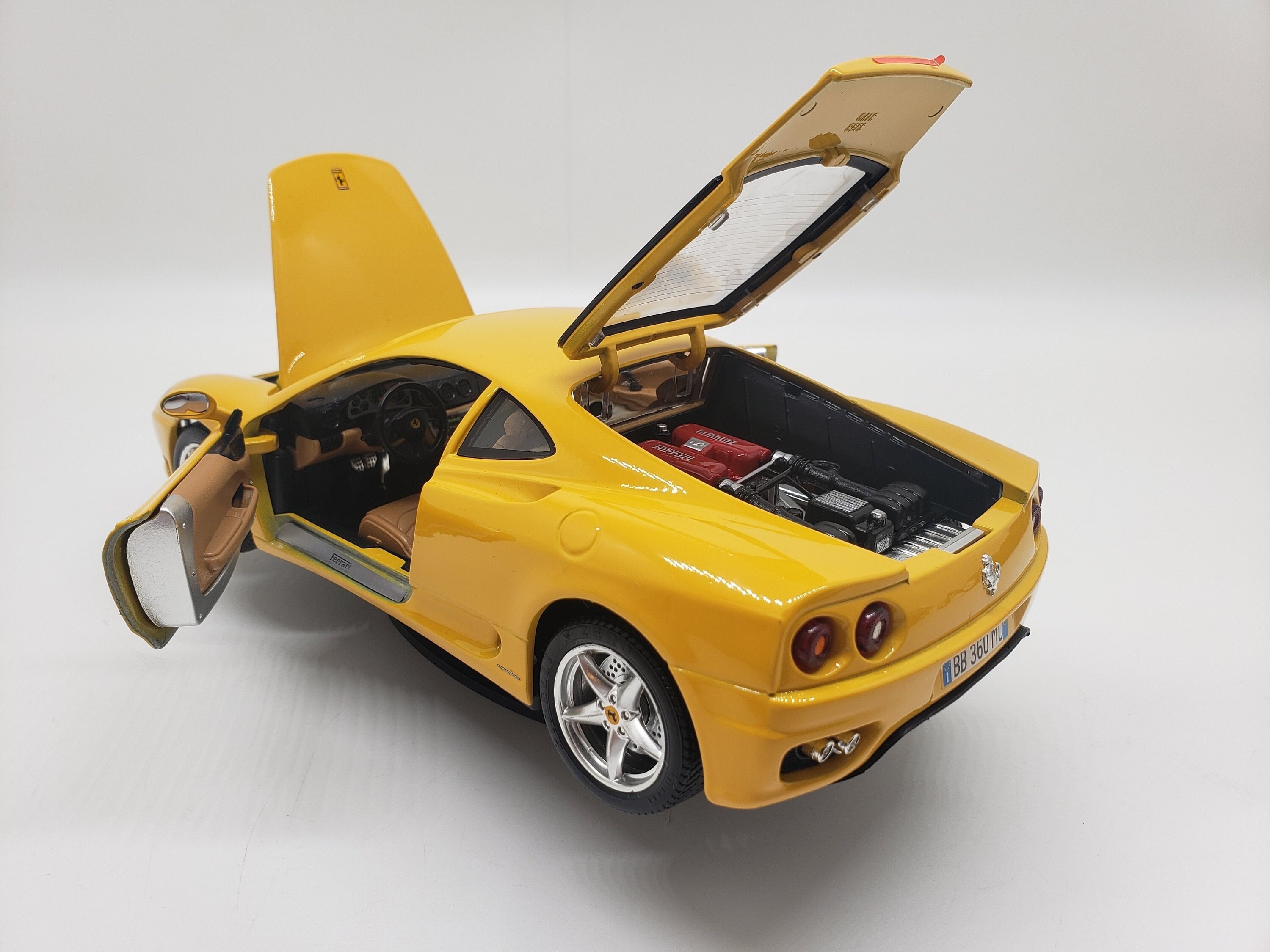 Bburago Ferrari 360 Modena Yellow Perfect Birthday Gift