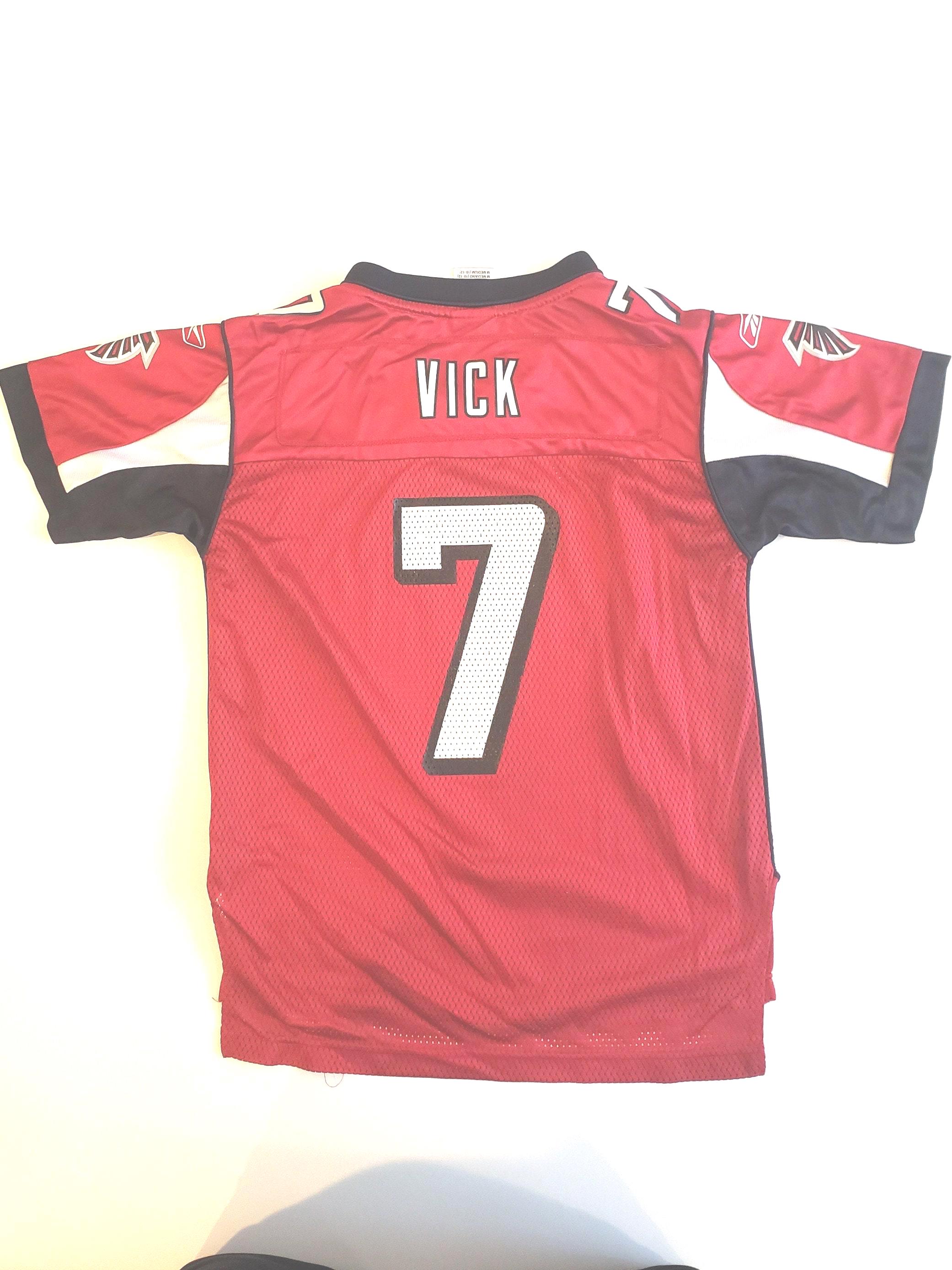 Atlanta Falcons Jersey Youth Size Medium Red Michael Vick #7 on