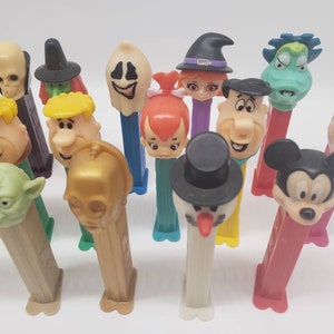 PEZ Dispenser Vintage PEZ Candy Dispensers Assorted PEZ Collection Lot of Pez Collectibles image 3