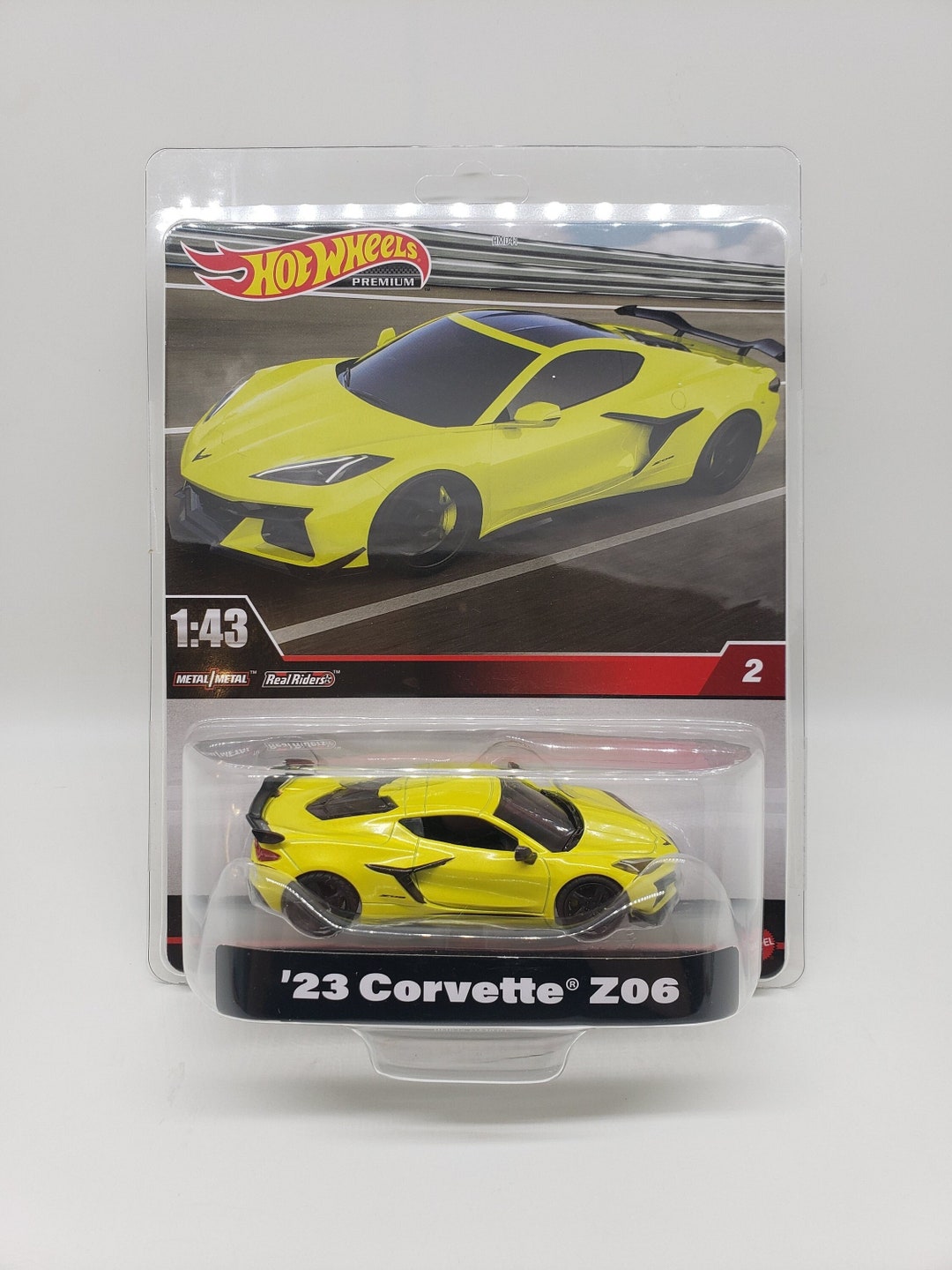 ミニカー '23 Corvette Z06 Hot Wheels 1:43 Hot Wheels Premium '23 Corvette Z06 - 1:43 Scale - Walmart.com