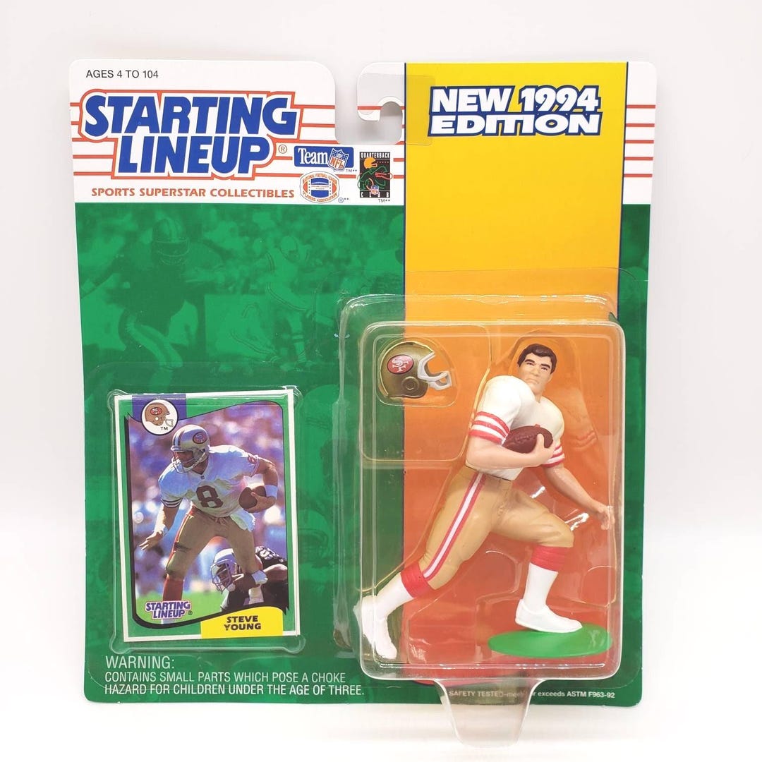 Vintage San Francisco 49ers Steve Young Action Figure White