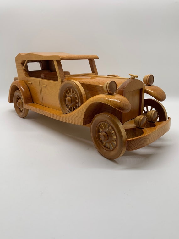 Periodiek Overleving Lot 1929 Rolls Royce Phantom Vintage Wood LRC houten modelauto - Etsy België