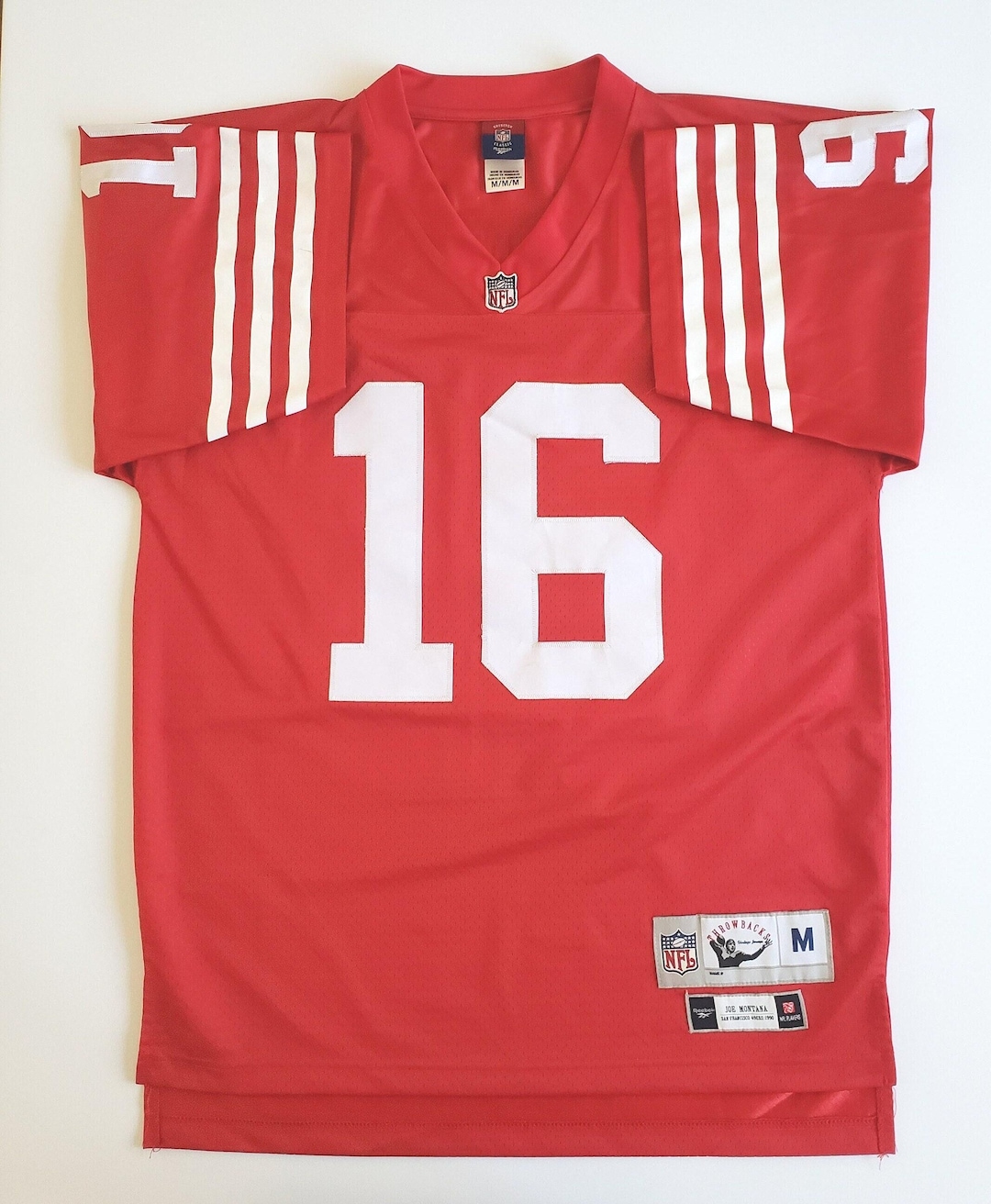 Vintage San Francisco 49ers Jersey Adult Medium Red Joe Montana
