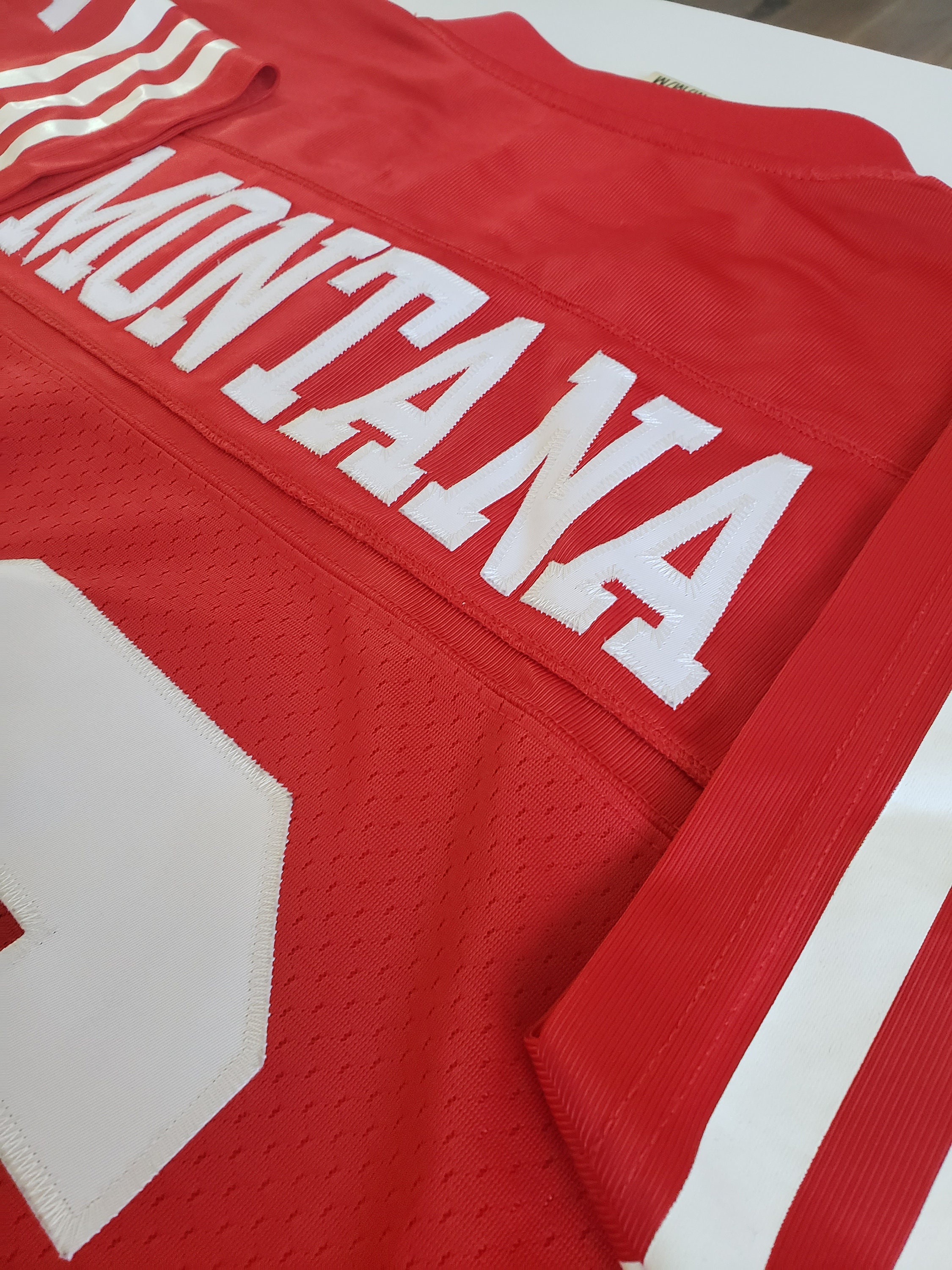 Vintage Joe Montana 49ers Jersey: Reebok NFL Throwback