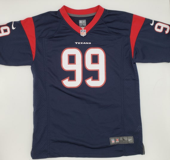 VintageSportsAndCars JJ Watt - Houston Texans Jersey - Football Jersey Vintage - Nike Jersey - Youth Size Large