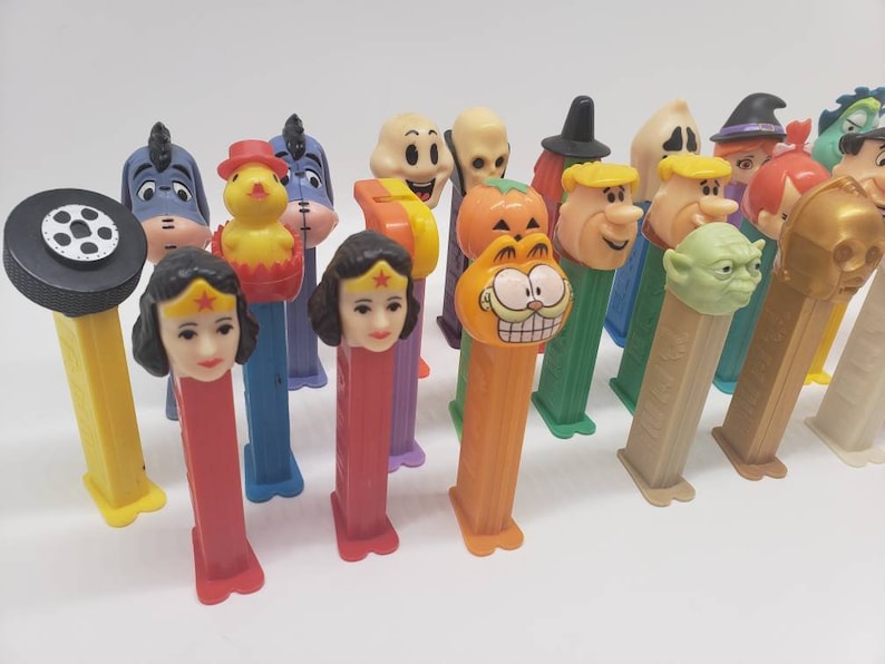 PEZ Dispenser Vintage PEZ Candy Dispensers Assorted PEZ Collection Lot of Pez Collectibles image 2